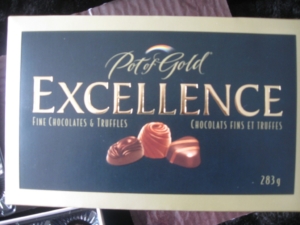 Pot of Gold box has 2 trays of chocolates