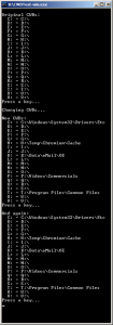 CWDTest run in XP from the desktop or an Explorer folder.