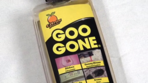 Goo Gone bottle with "citrus power" logo on label